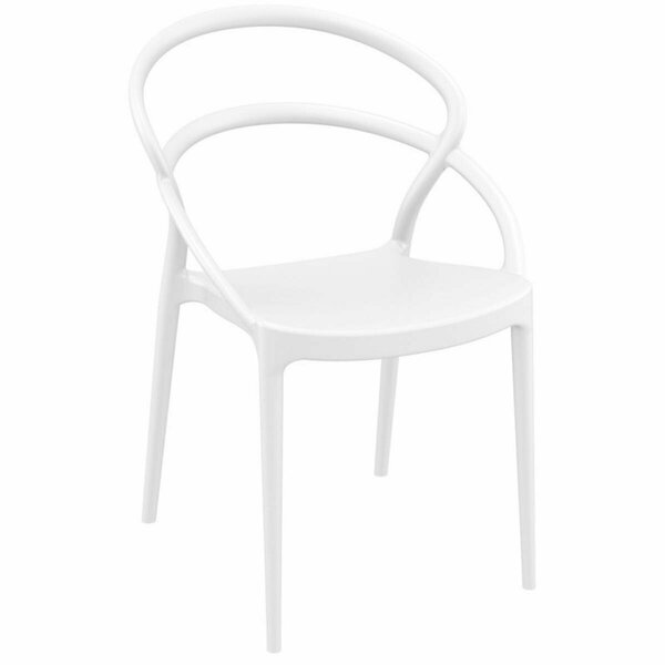 Siesta Pia Dining Chair White, 2PK ISP086-WHI